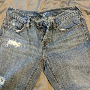 Ann Taylor Loft Boyfriend Jeans 25/0P Petite